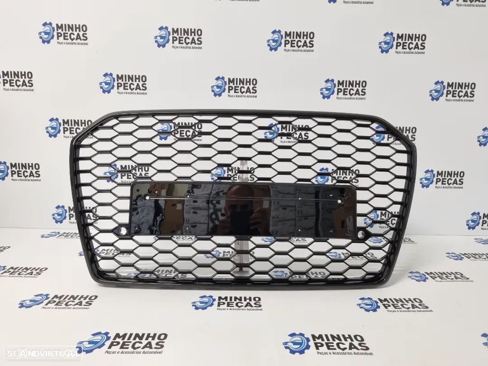 Grelha Frontal Audi  A6 C7 4G Facelift (2015 a 2018) Look RS6 - 2