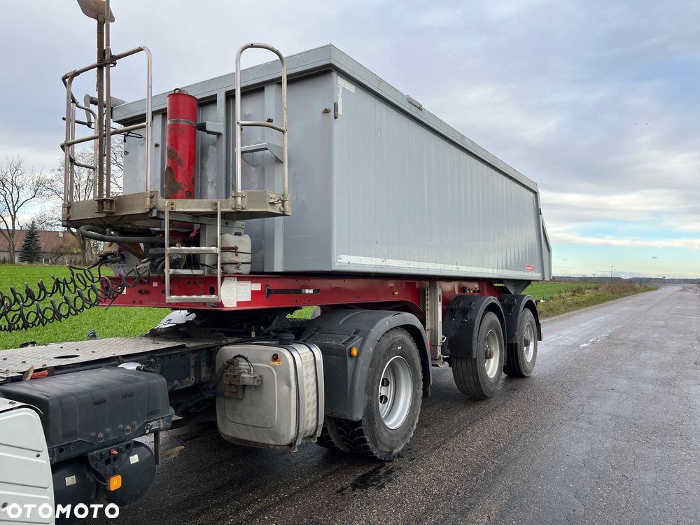 Langendorf SKA 20/26 4960kg 2 osie 38t DMC zestaw naczepa wywrotka Hardox - 9