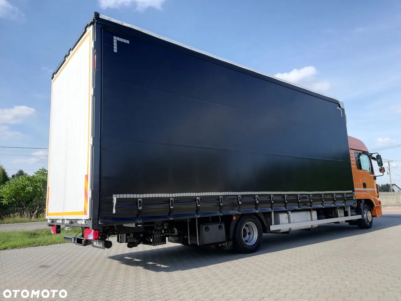 MAN TGM 15.290 Firana 19 Palet Plandeka Suwany Dach - 10
