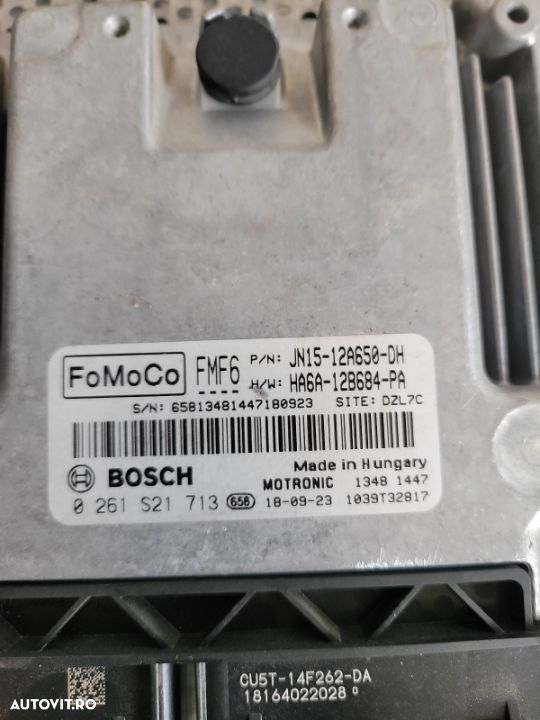 Calculator Motor ECU Ford Ecosport 1.0 Ecoboost Euro 6 Cod JN15-12A650-DH  HA6A-12B684-PA - 4
