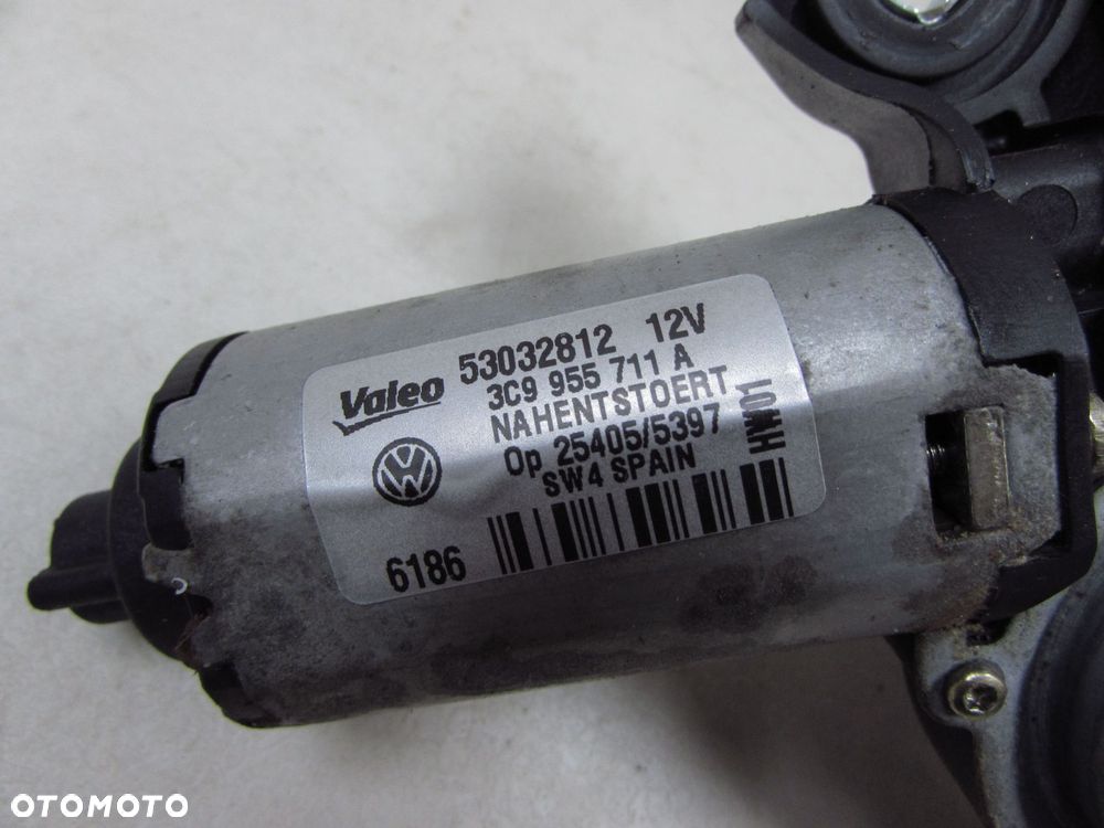 VW PASSAT B6 B7 KOMBI 05-15 SILNICZEK WYCIERACZKI  KLAPY TYL 3C9955711A - 6