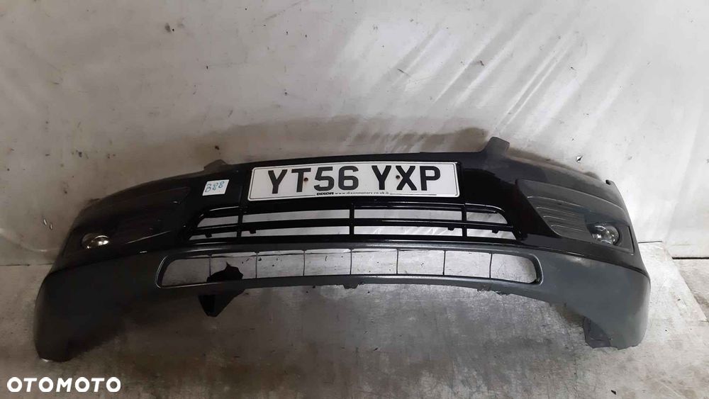 ^ ZDERZAK PRZÓD PRZEDNI DO FORD FOCUS MK2 II F3 CZARNY HALOGENY - 1