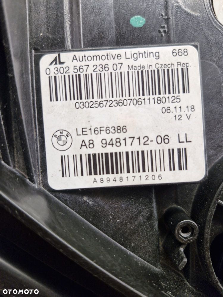 BMW 3 G20 G21 LASER LAMPA PRAWA PRZÓD 9481712 USA - 19