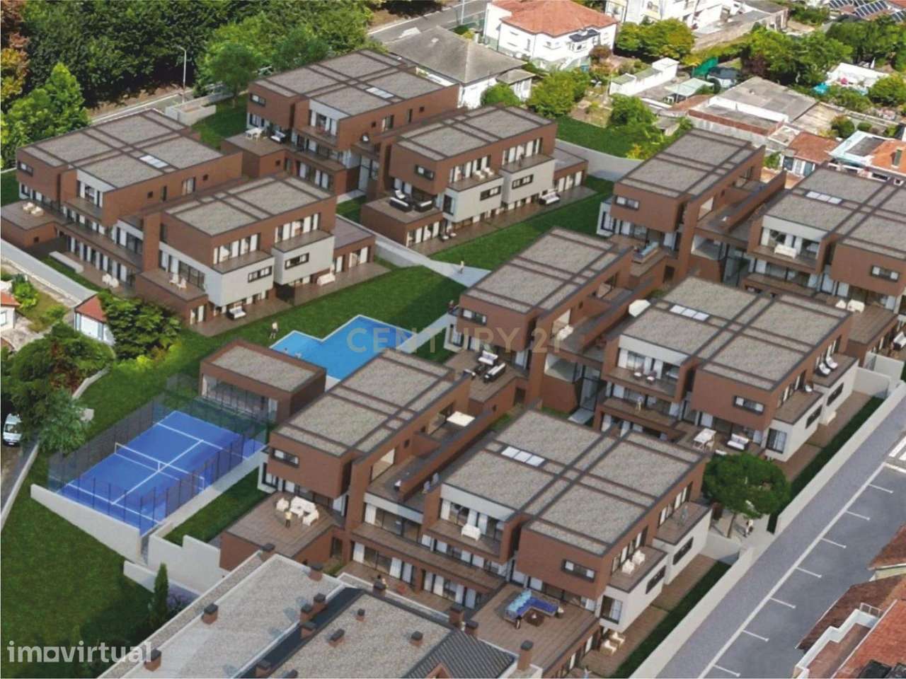 T3 Duplex para venda no Porto,  Ramalde. Conomínio fechado. - Grande imagem: 2/12
