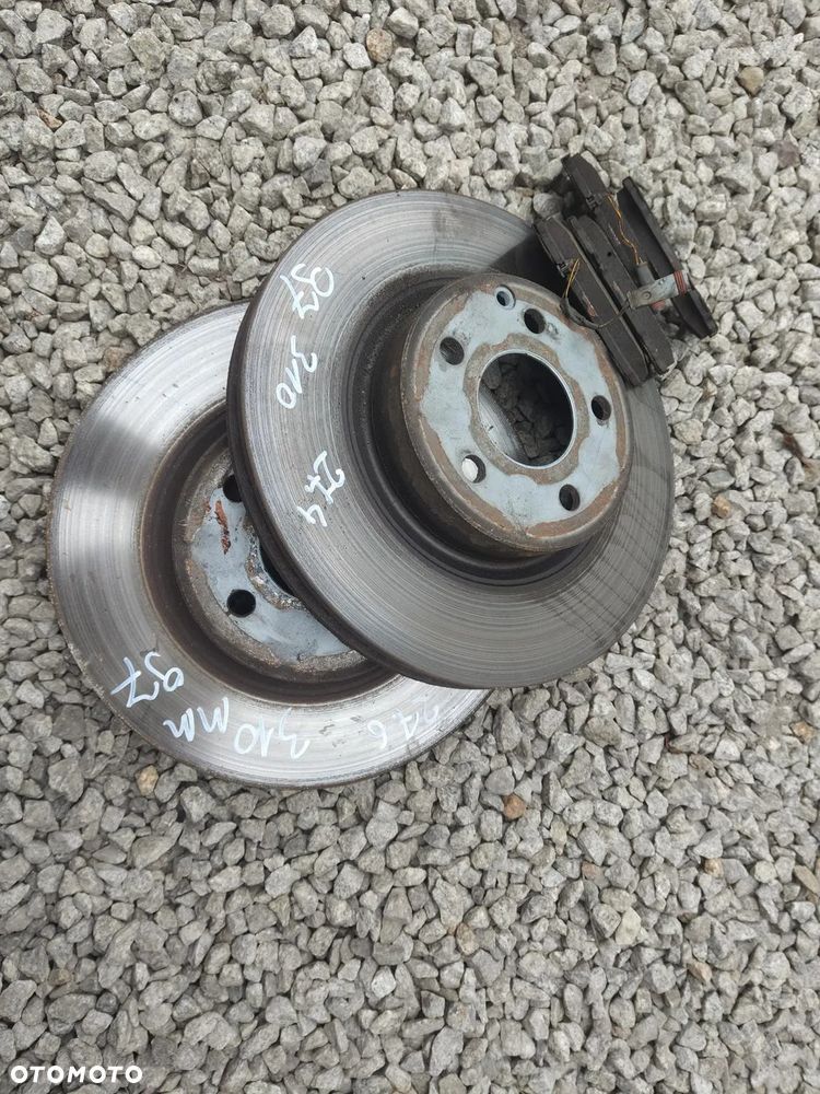 MERCEDES W211 w219 CLS TARCZE Hamulcowe Przód + Klocki Hamulcowe 310mm 312mm ATE - 2