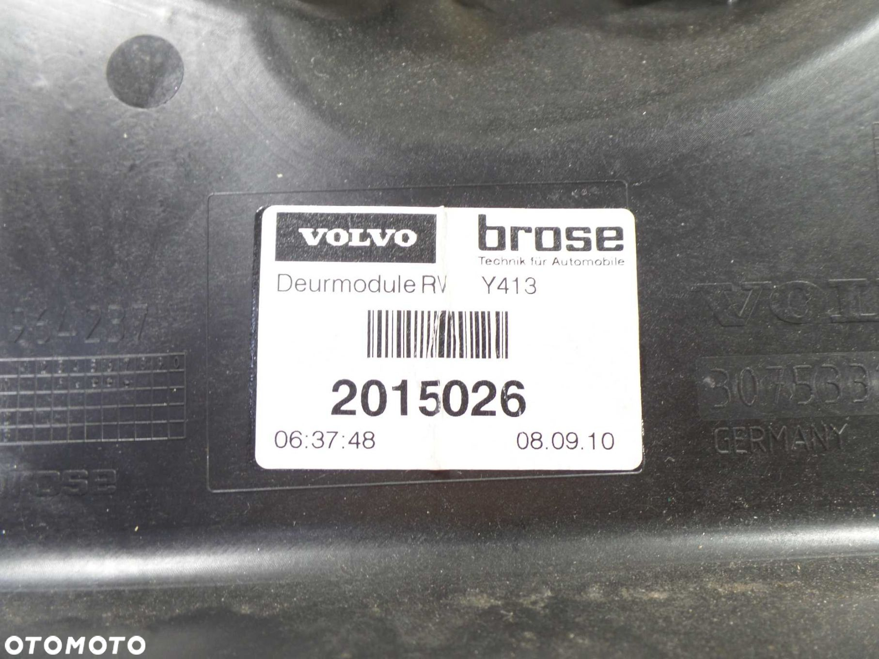 VOLVO XC60 08-13 MECHANIZM PODNOSNIK SZYBY PRAWY PRZOD 30753328 964241 - 7