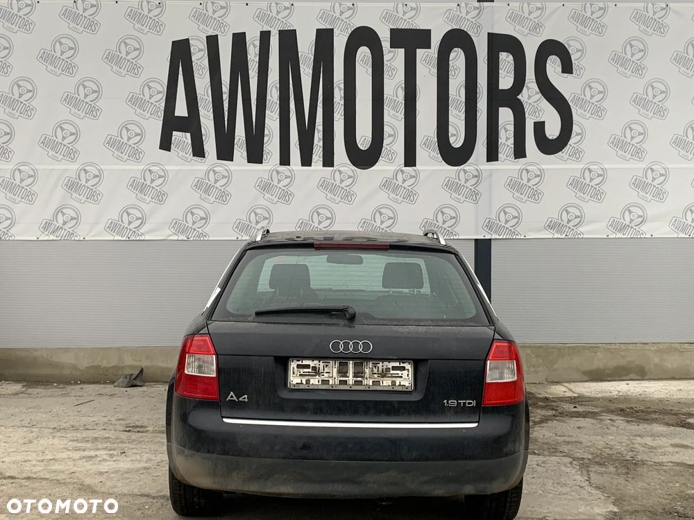 AUDI A4 2002 *SAMOCHÓD NA CZĘŚCI* 3910   MASKA, LAMPA, DRZWI, LUSTERKO, ZDERZAK, GRILL, BŁOTNIK, KLAPA, BELKA, DESKA, FOTELE, KANAPA, ĆWIARTKA KIEROWNICA, TARCZE, ZACISKI, ZAWIESZENIE, KOMPLETNY PRZÓD, KOMPLETNY TYŁ, LICZNIK, ZEGARY, PRAWE LEWE PRZÓD TYŁ - 4