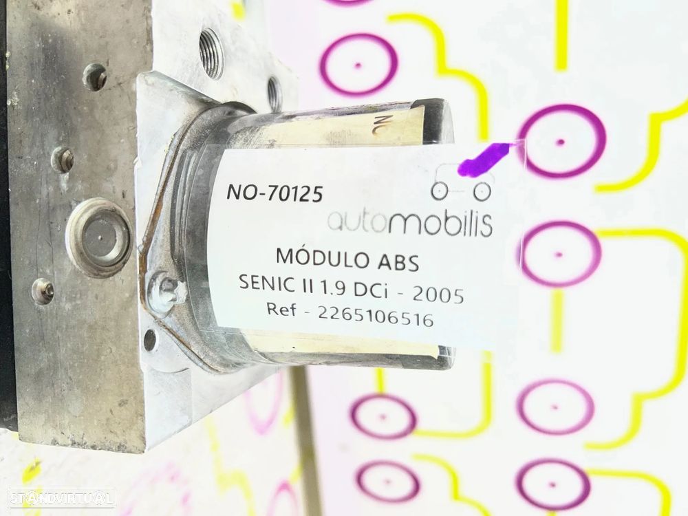 Módulo ABS RENAULT SCÉNIC II (JM0/1_) 1.9 dCi  Ref. 0265950300 - NO. 70125 - 6
