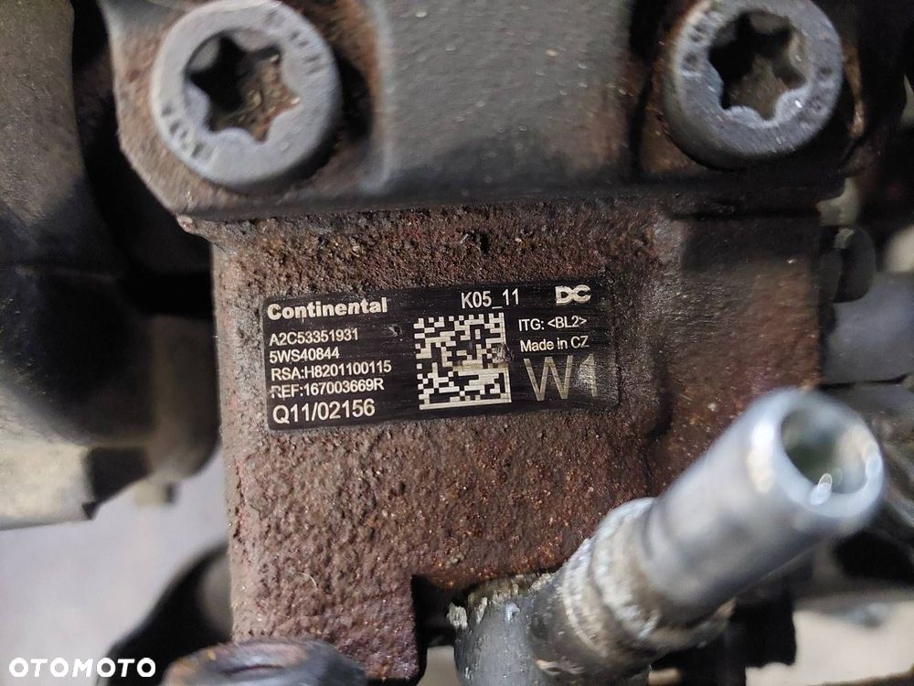 SILNIK DIESEL + UKŁAD WTRYSKOWY + TURBINA NISSAN PULSAR C13 K9K 1.5 DCI - 4