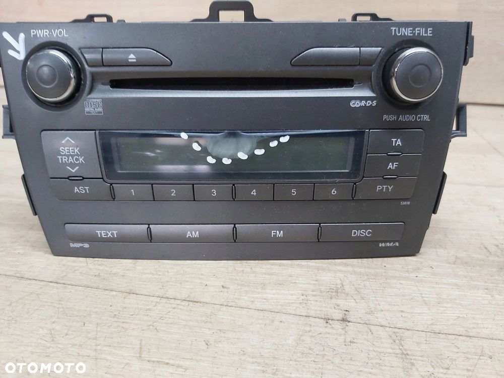 Toyota Corolla E15 radio odtwarzacz 86120-12B00 - 15