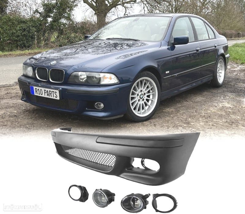 PARA-CHOQUES FRONTAL BMW E39 PACK M + FAROIS DE NEVOEIRO - 1