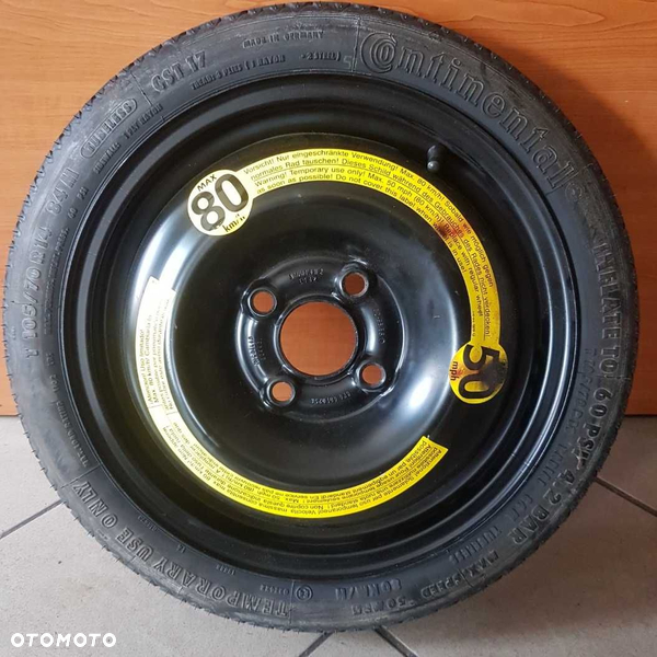 KOŁO Dojazdowe VW 14'' 4x100 (84M)