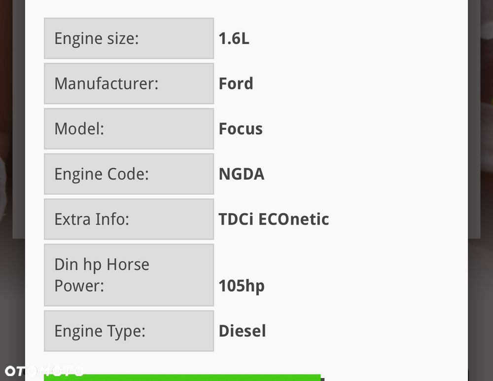 Silnik kompletny  Ford focus  Cmax Focus 1.5 TDCI NGDA NGDB 2014  film video - 11