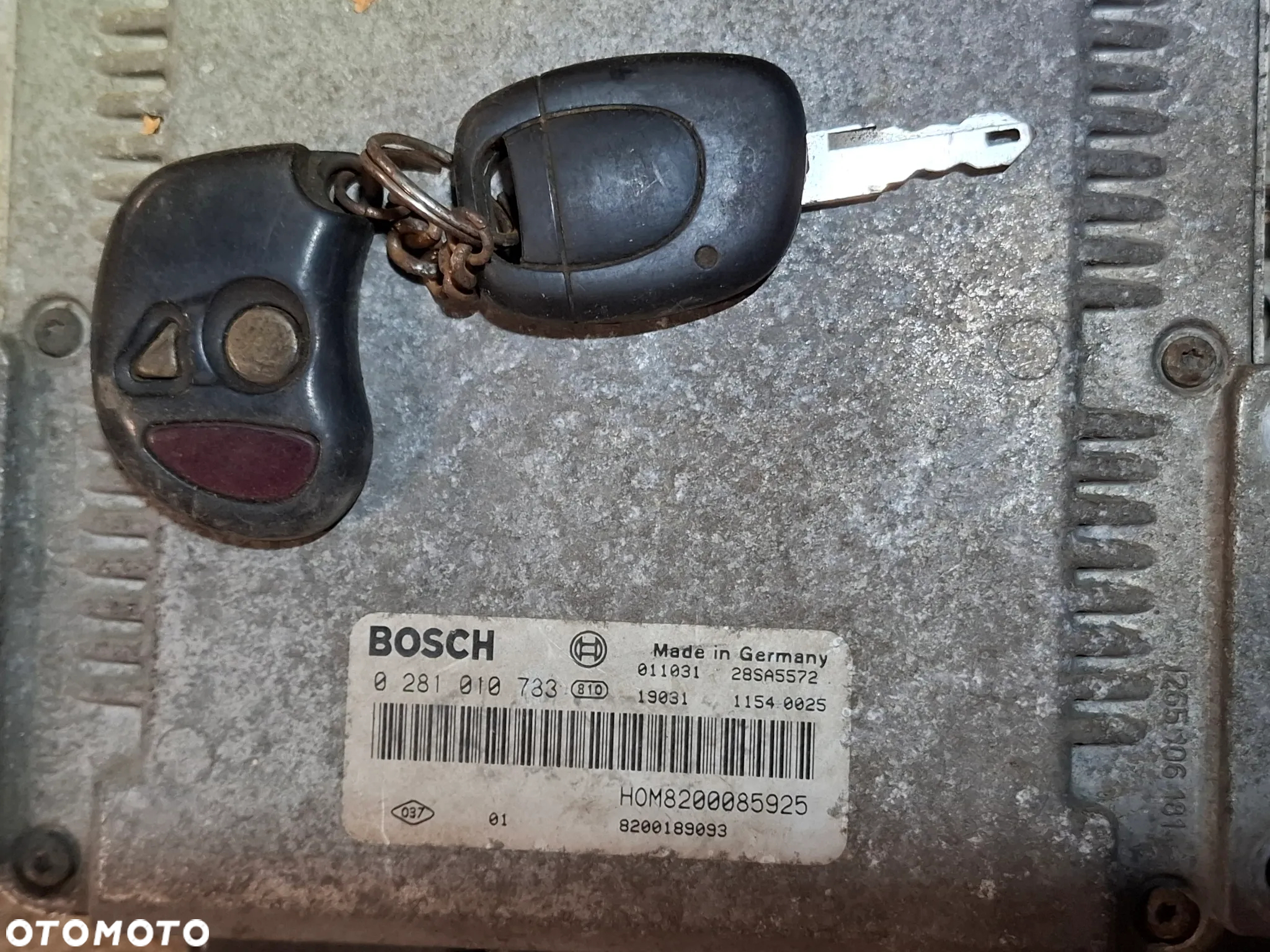 ZESTAW STARTOWY STACYJKA KOMPUTER RENAULT MASTER II 1.9DCI 98-08 SLASK WYSYLKA - 4