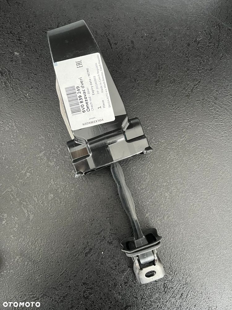OGRANICZNIK DRZWI TYŁ SKODA FABIA 3 III 6V0839249 NOWA - 1