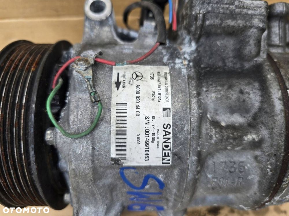 sprężarka kompresor klimatyzacji a0008304400 mercedes w205 c klasa - 4