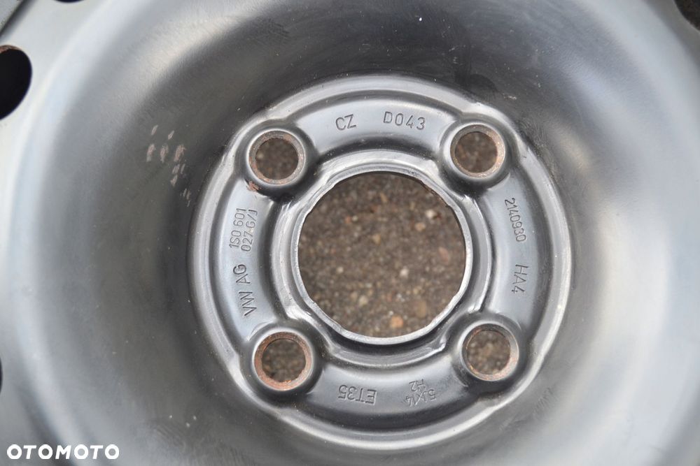 FELGI STALOWE OEM VW SKODA SEAT 4x100 5J14 ET 35 x4szt F-421 - 8