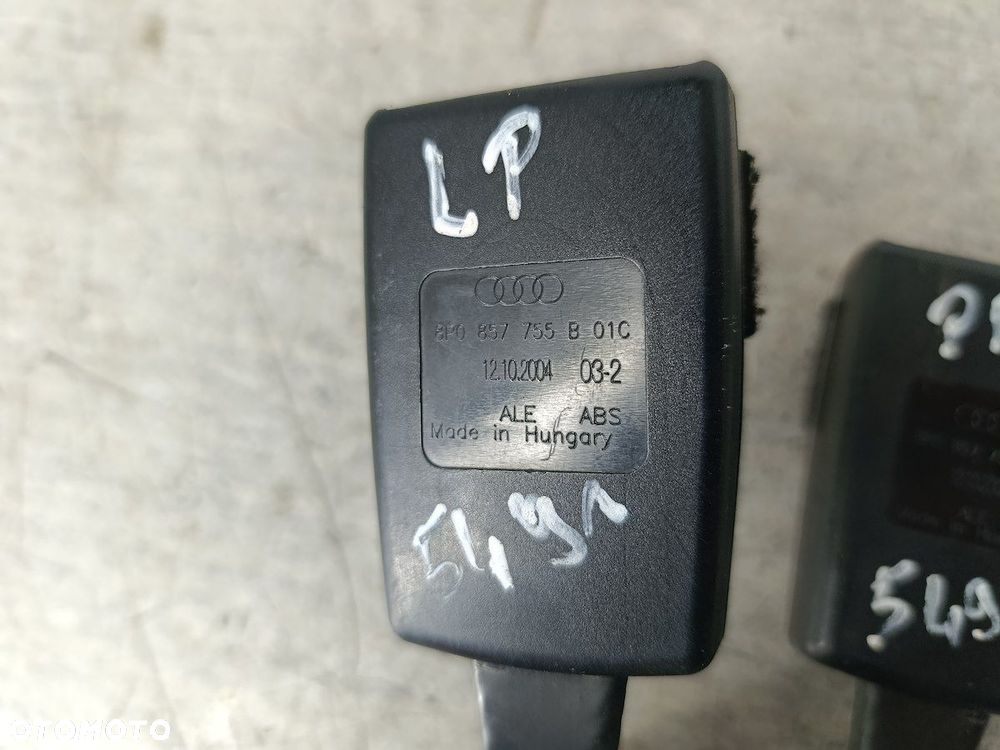 ZAPINKI,SPINKI PASA PRZÓD KOMPLET AUDI A3 8P/8PA/8P7 8P0857755B  8P0857756C - 4