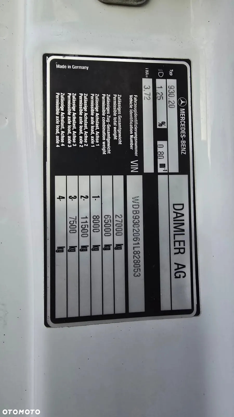 Mercedes-Benz Actros 2541 6x2 kontener izoterma niski przebieg super stan laweta rama do zabudowy - 26