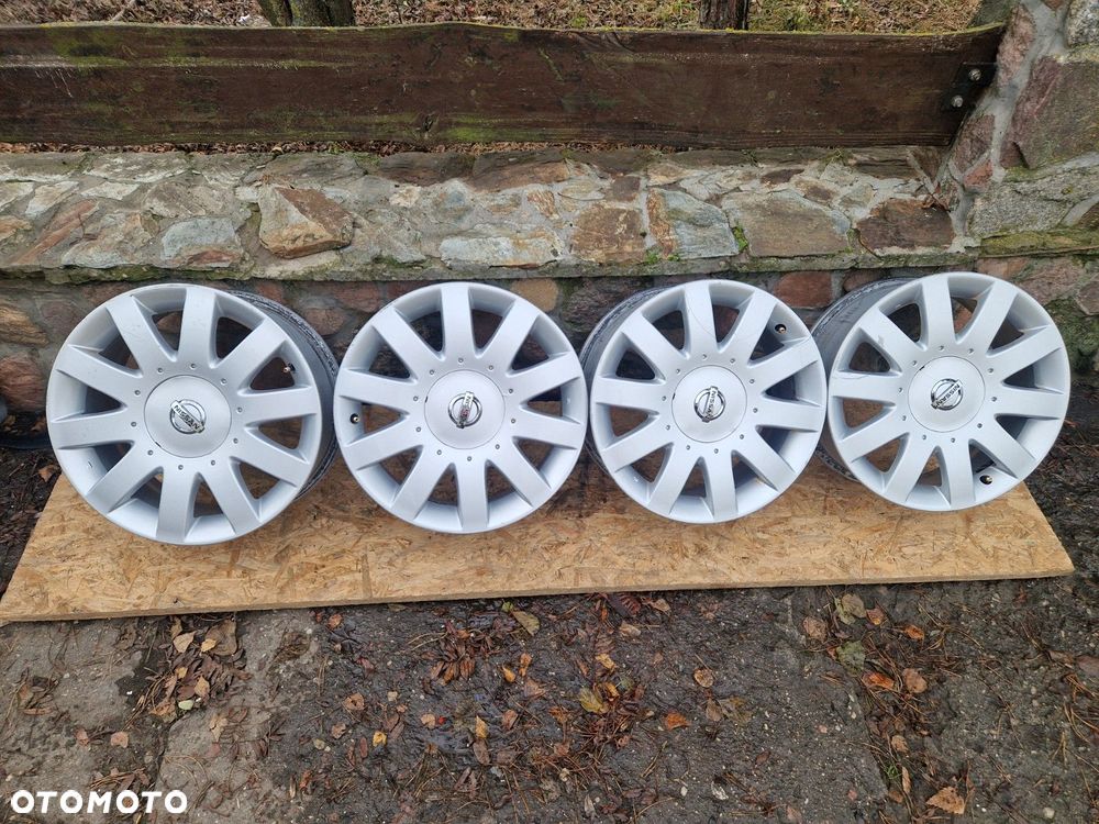 NISSAN FELGI ALUMINIOWE 5X114,3 7JX17 FI66,1MM  ET45 KOMPLET 4szt - 1