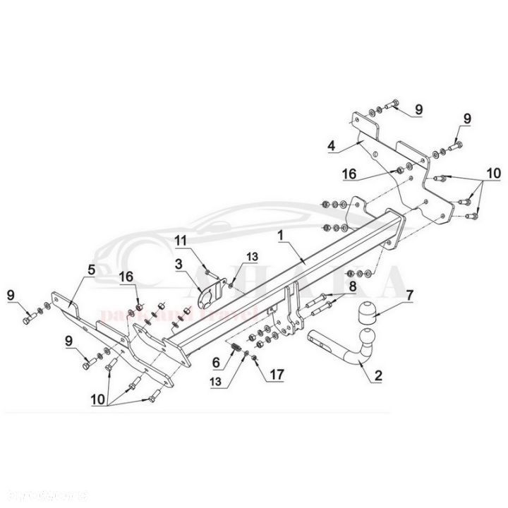Hak Holowniczy Odkręcany Do Mazda Cx-5 2012-2016 - 5