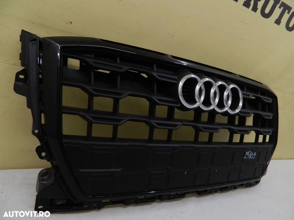 Grila radiator Audi Q2 facelift, 2021, 2022, 2023, cod origine 81A853651H. - 3