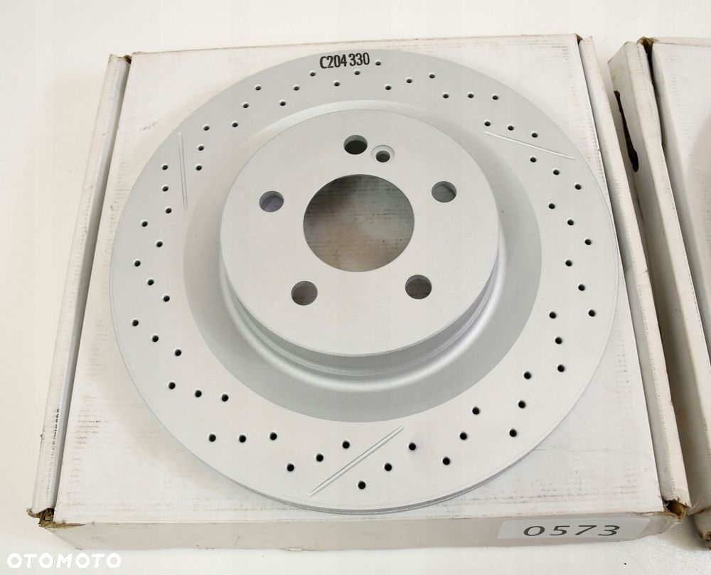 MERCEDES W204 C63 AMG TARCZA HAMULCOWA LEWA TYLNA ORYGINALNA - 6