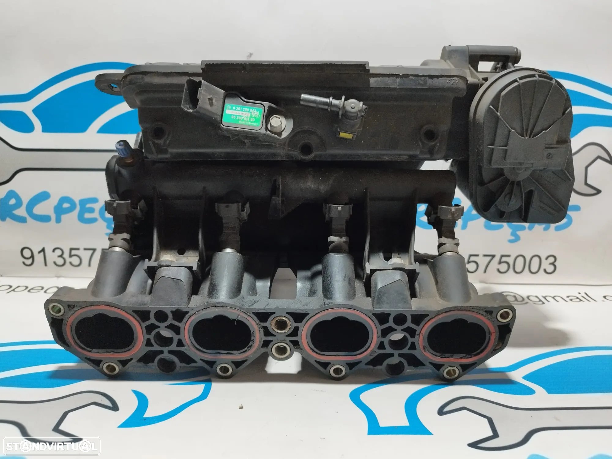 COLETOR ADMISSÃO MOTOR PEUGEOT 206 1.6i 16V TU5JP4 0342H1 9635885080 9657539680 207 307 308 PARTNER CITROEN BERLINGO XSARA COLECTOR - 2