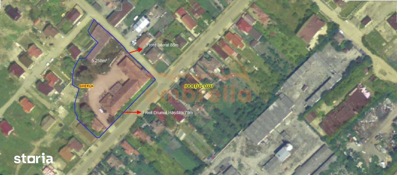 Constructii si teren de vanzare 5.258m²140€ m² in Gherla - Imagine principală: 2/3