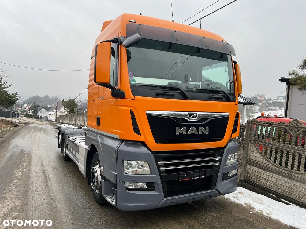 MAN TGX 26.500 * XLX * Euro 6 * INDIVIDUAL * Skrętna Oś * Poduszki Przód Tył * Winda * Rama do Zabudowy * Autolaweta * z Niemiec * Stan PERFEKCYJNY * - 11