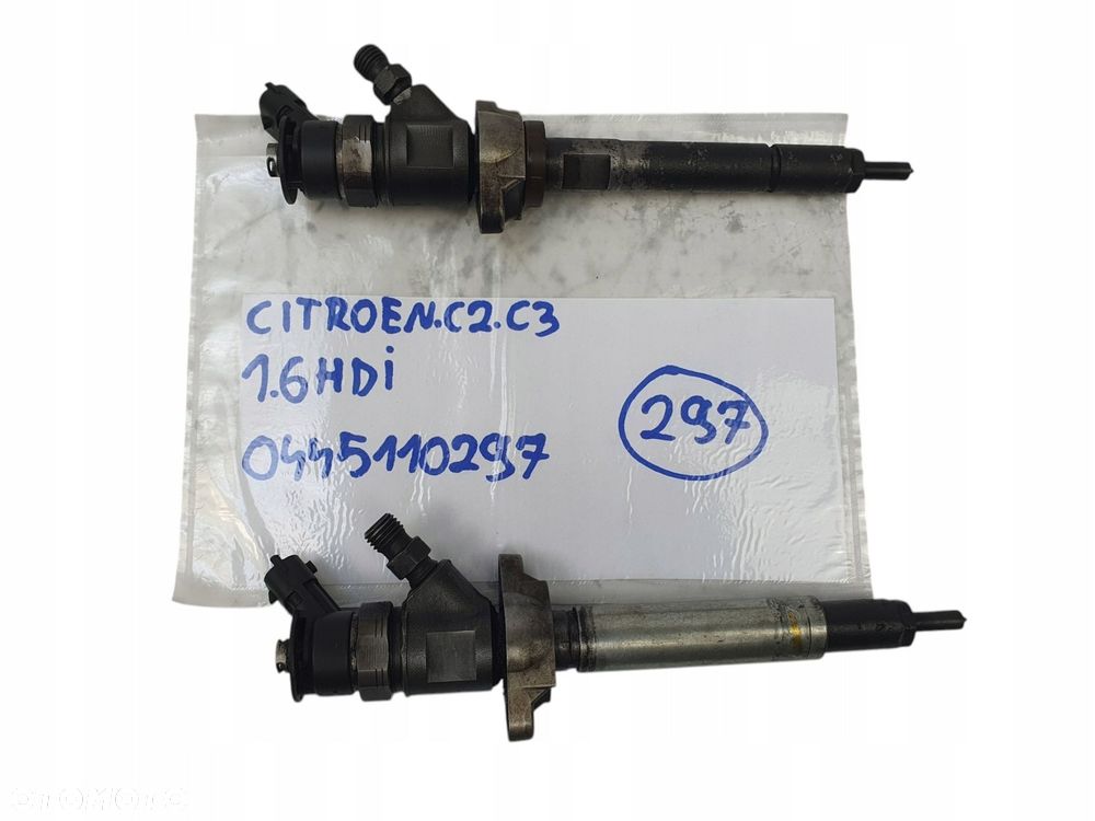 WTRYSKIWACZ WTRYSK Citroen C2 C3 1.6 HDI 0445110297 - 7