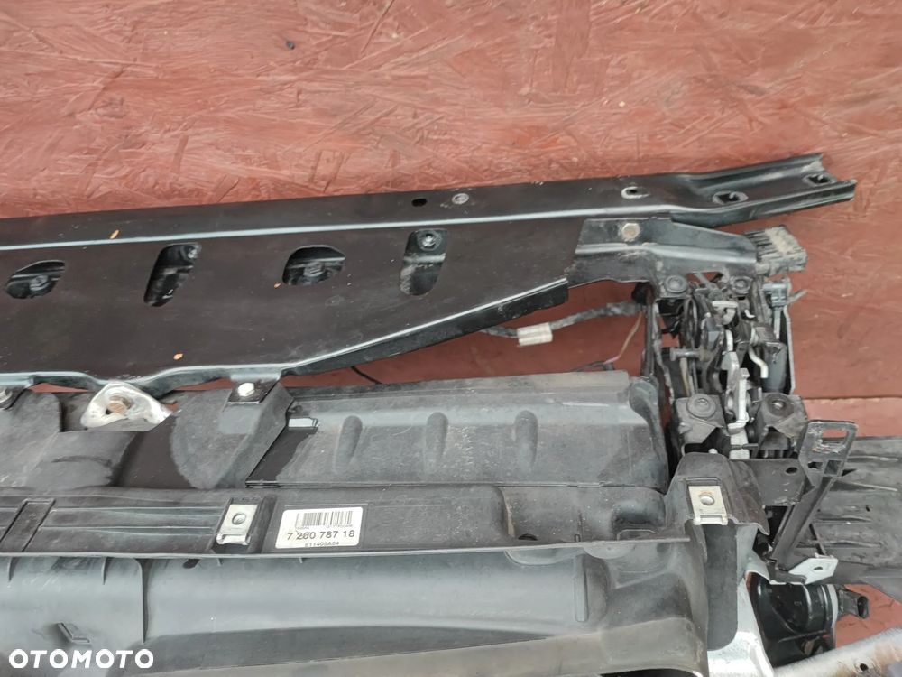 BMW F10 / F11 / F10N / F11N ORYGINALNY KOMPLETNY PAS PRZEDNI + WLOTY POWIETRZA / WZMOCNIENIE CZOŁOWE / BELKA ZDERZAKA / WIĄZKA LAMP O NR. 4 875 530 / 7 200 705 / 7 200 707 / 4 874 105 / 7 224 662 OEM - 10