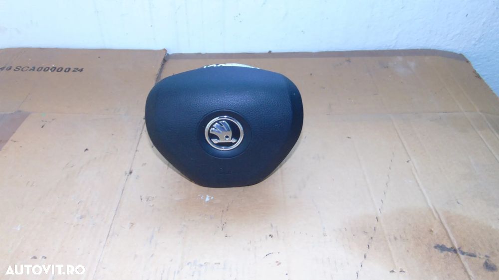 Airbag volan Skoda Octavia 3 an 2014 cod 5E0880201 - 2
