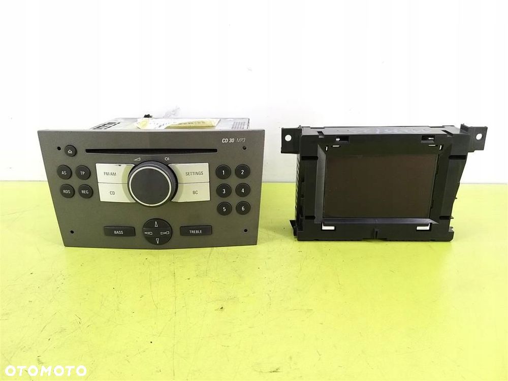 Radio+ wyświetlacz CD30 FABRYCZNE  kpl Opel Astra III H 2004-2013 131884761 - 15