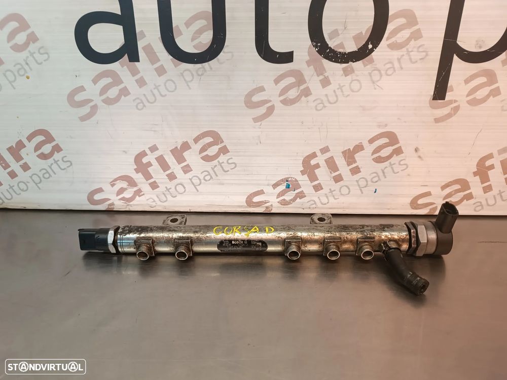REGUA / RAMPA DE INJECÇÃO COM VALVULAS OPEL CORSA 1.3CDTI / FIAT 1.3JTD 0445214086 55211906 - 7