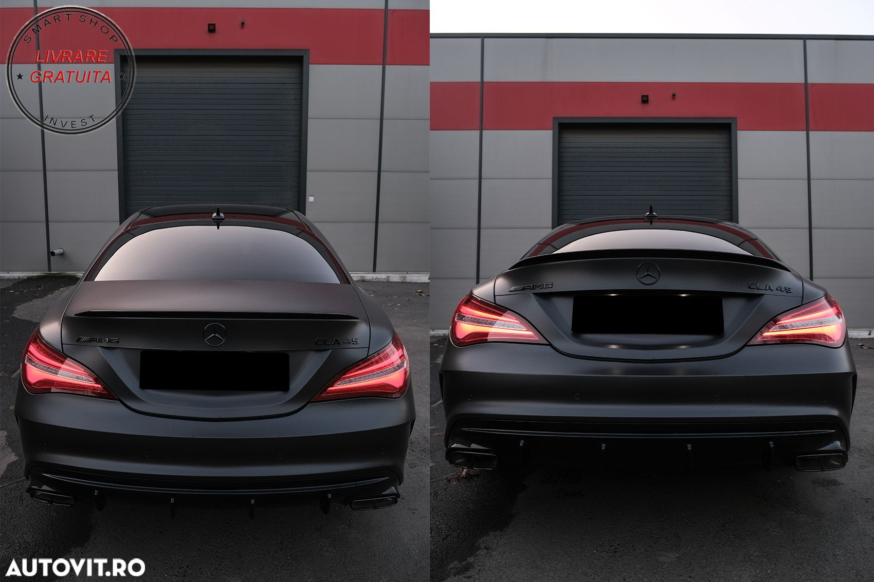 Ornamente pentru sistemul de evacuare Mercedes A-Class W176 (2012-2018) CLA W117 C- livrare gratuita - 19