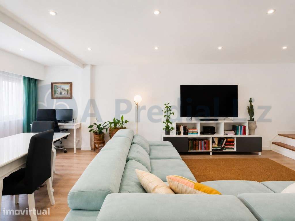 Excelente T2 + 2 (Duplex) totalmente remodelado para Arrendamento e... - Grande imagem: 2/28