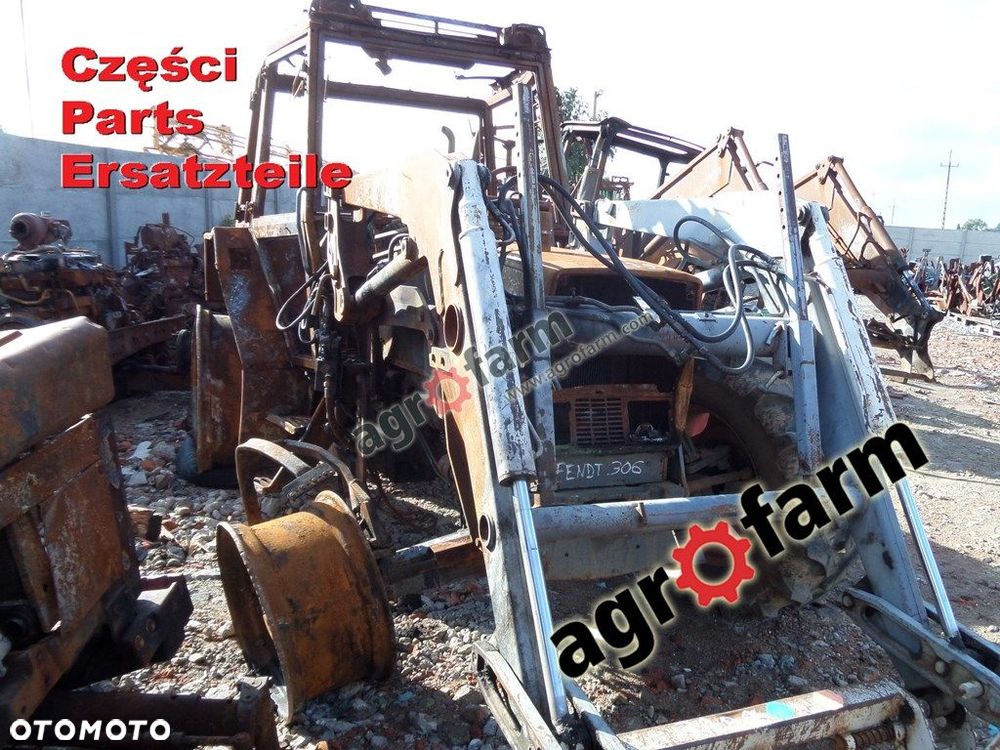 Fendt 306 części, skrzynia biegów, silnik, oś - 1