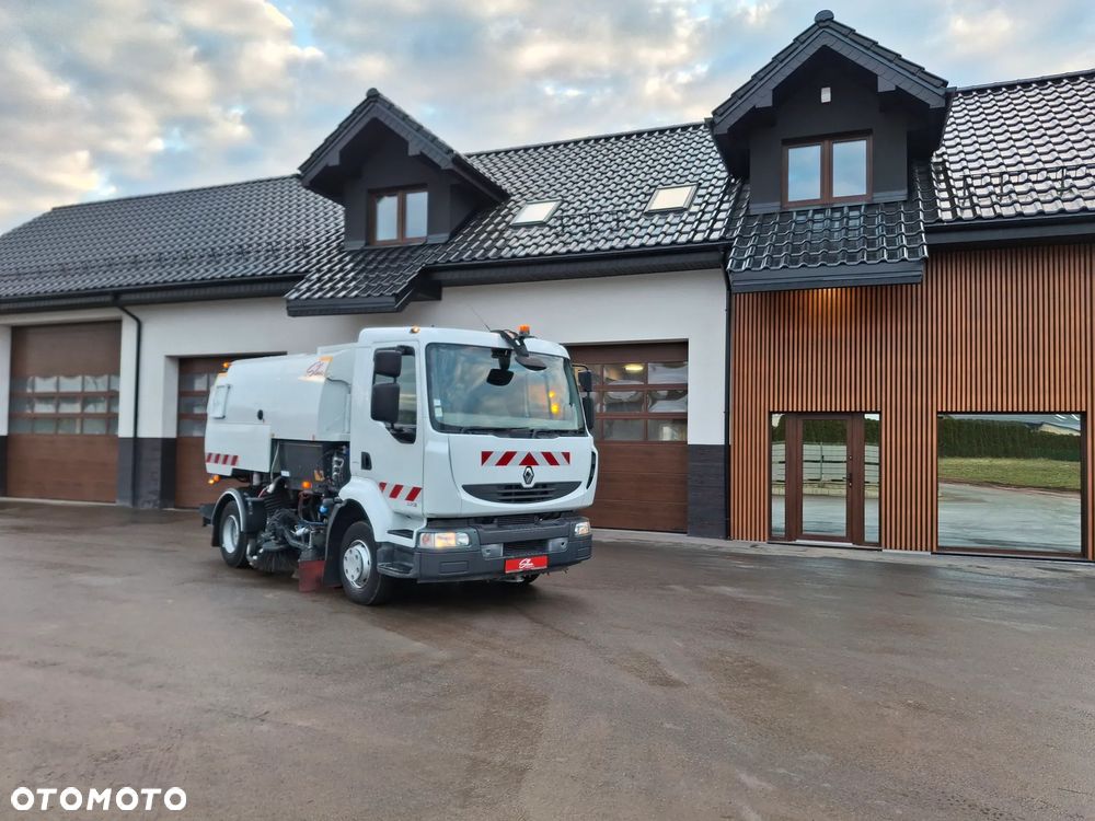 Renault Midlum 220 Zamiatarka Johnston VS500 Szczotki L/R Obie Strony KARCHER Listwy Wysokiego Ciśnienia Bęben + Lanca 2013r - 1