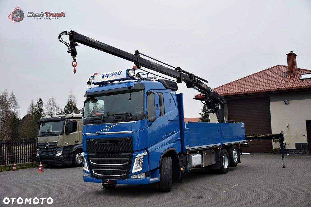 Volvo FH 540 / 6X2 / CAŁY NA PODUSZKACH /  OŚ SKRĘTNA PODNOSZONA  / HDS HIAB K177 PRO / ROTATOR / SKRZYNIA 6,7 M  / - 3