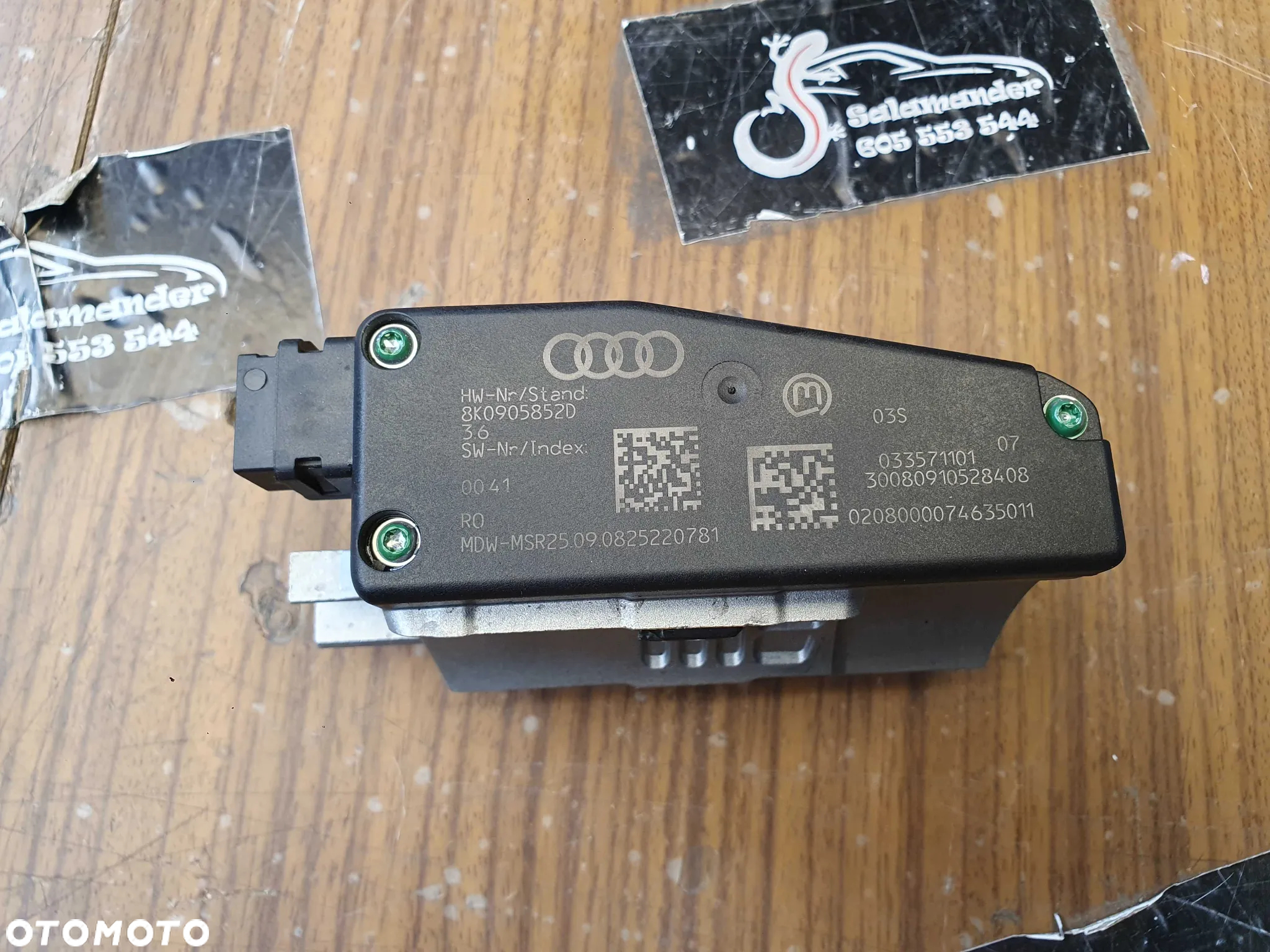 Blokada 8K0905852D Kierownicy Rygiel Kolumny Kierowniczej Modul Sterownik Audi A4 B8 A5 8T Q5 - 3
