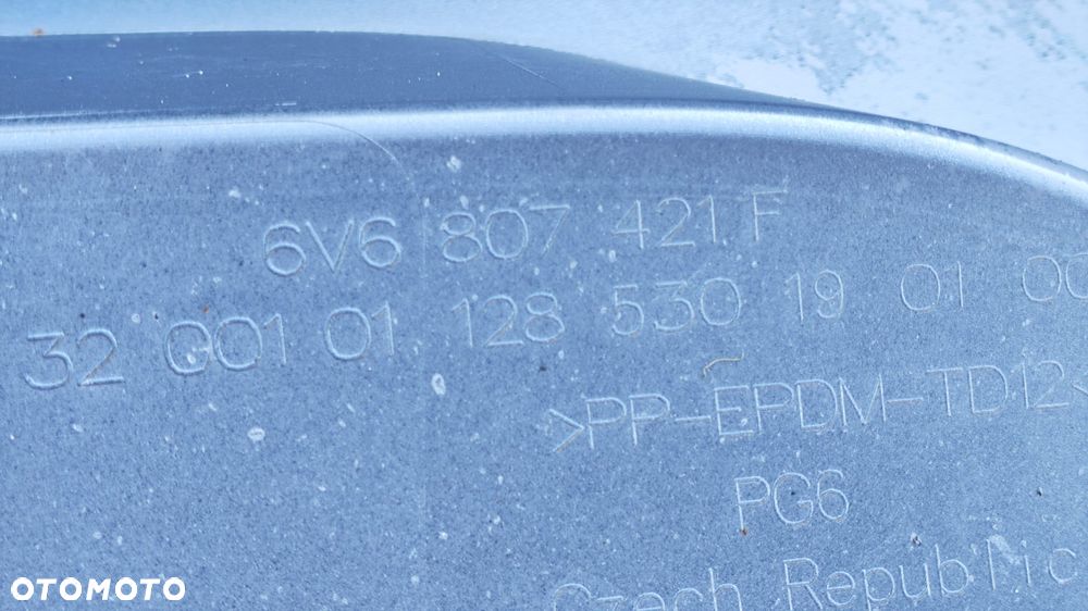 KLAPA KAMERA COFANIA ZDERZAK CZUJNIKI PDC PAS TYLNY WZMOCNIENIE BELKA LAMPA LEWY TYŁ KOMPLETNY ZESTAW DUPA ORYGINALNY LAKIER LF7Y SKODA FABIA III 3 6V LIFT HB 5D - 10