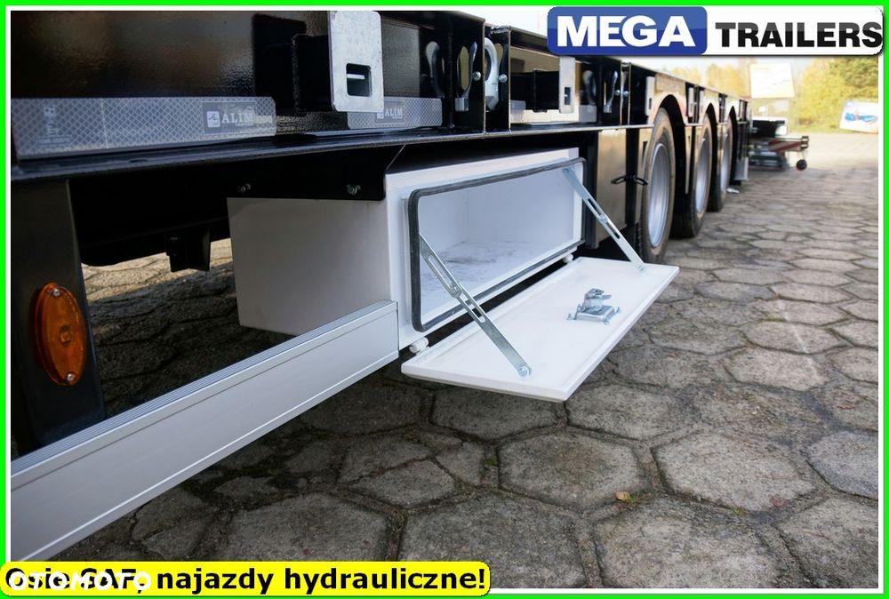 Mega Niska podłoga, DMC 54 T, oś skrętna, najazdy HYDRULICZNE 4,0 M !!! - 22
