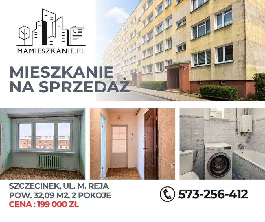 Mieszkanie, centrum, 2 pokoje, 32,09 m2