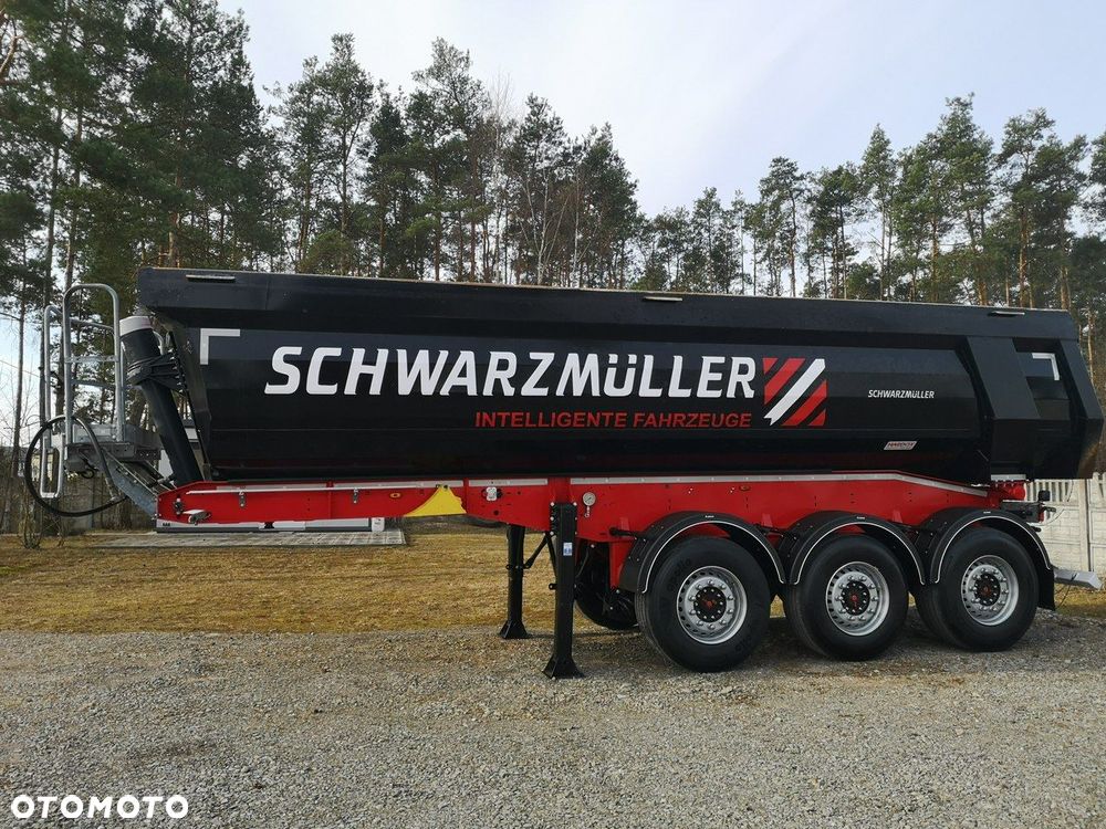 Schwarzmuller Wywrotka Stalowa 27m3 Oś Podnoszona Bardzo Dobry Stan! - 4