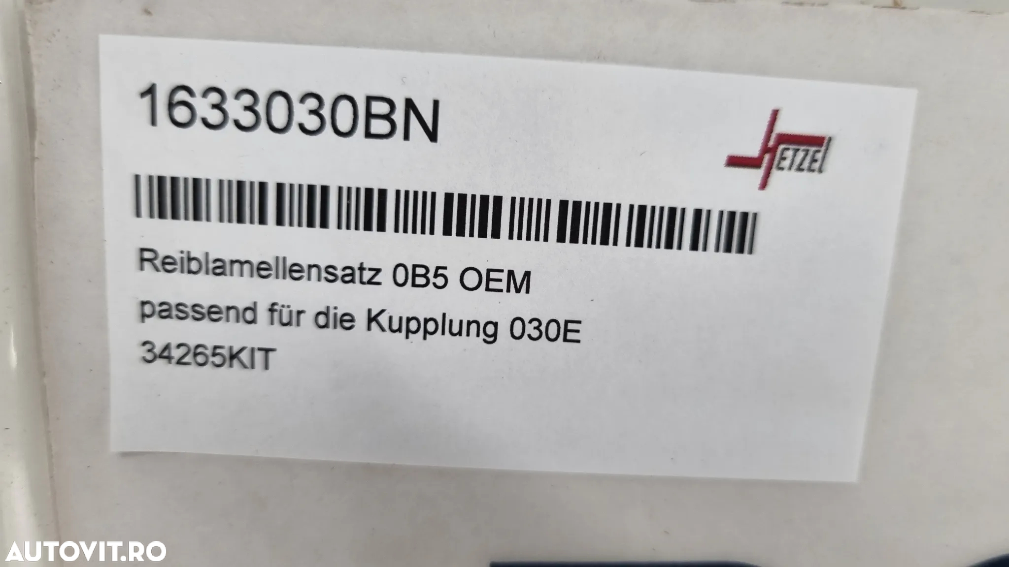 Kit Discuri Frictiune Placi AMBREIAJ / DSG STRONIC 0B5 DL501 / AUDI A4 B8 QUATTRO / A6 C7 QUATTRO / Q5 QUATTRO/ A6 ALLROAD / 2010+ - 6