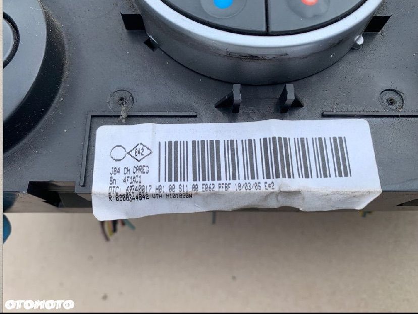 8200344842 panel nawiewu klimatyzacji renault scenic II 2 - 3
