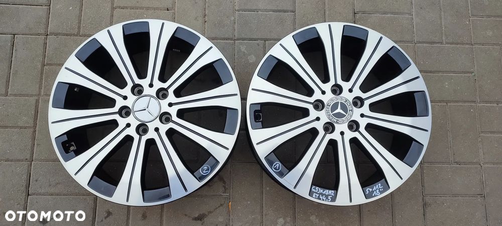 FELGI ALUMINIOWE 5x112 6.5Jx18 CALI ET 44,5 fi 66.6 A243401000 MERCEDES EQA EQB I INNE KOMPLET 4 SZTUKI - 9