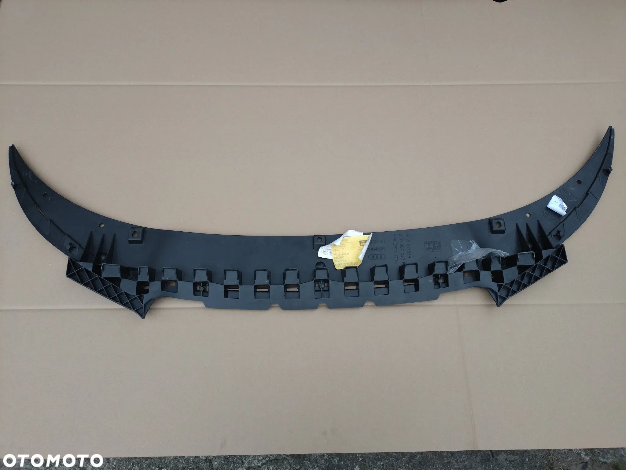AUDI A3 S3 8PO - PŁYTA PODŁOGA W ZDERZAK PRZÓD 8P0807233B ORYGINAŁ! NOWA! - 1