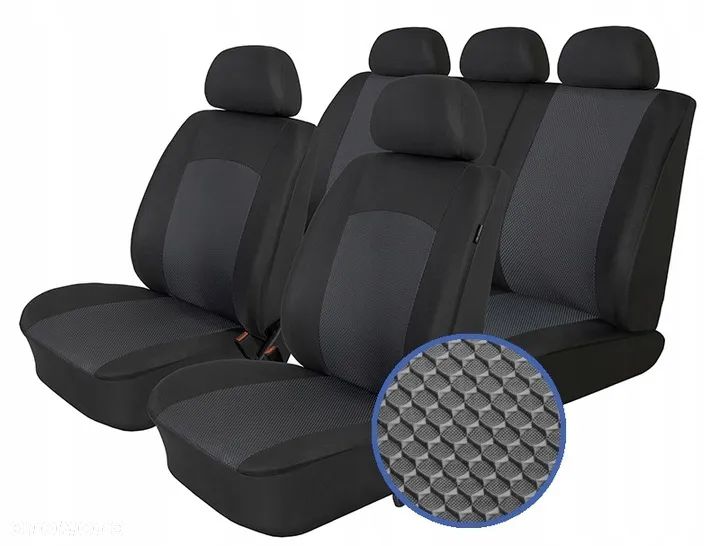 Pokrowce samochodowe Comfort T08 Przód + Tył - 1